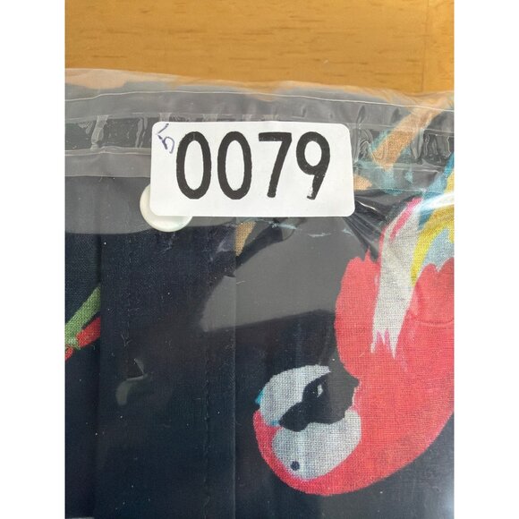 Sezane x G.Kero Pierro Black Jungle Parrot Silk Blened Blouse FR 46/US 14 - Picture 14 of 16